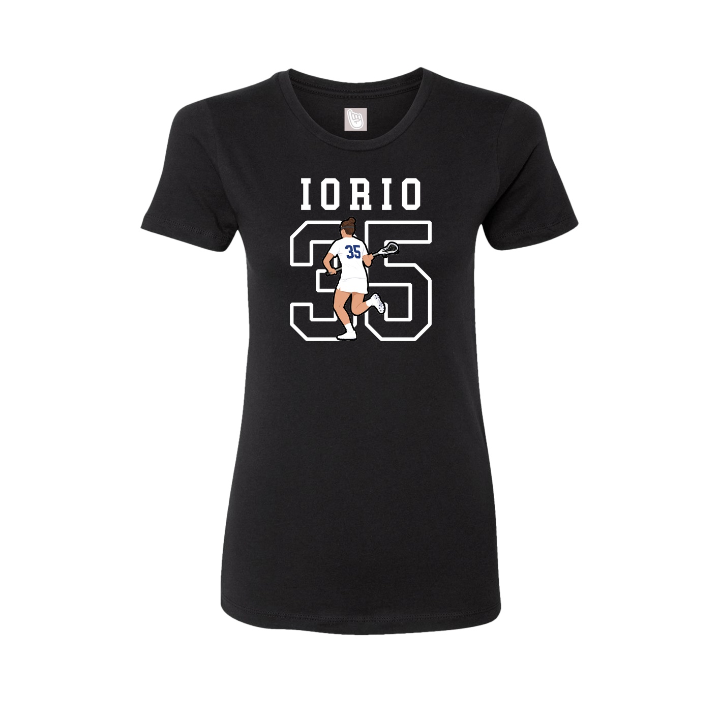 Fitted Women's Tee — Shirsey in Black