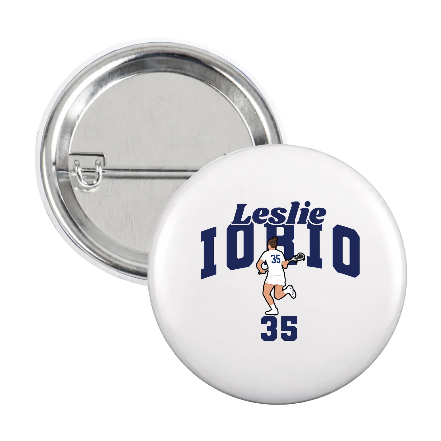 Game Day Button — Signature Arch in White