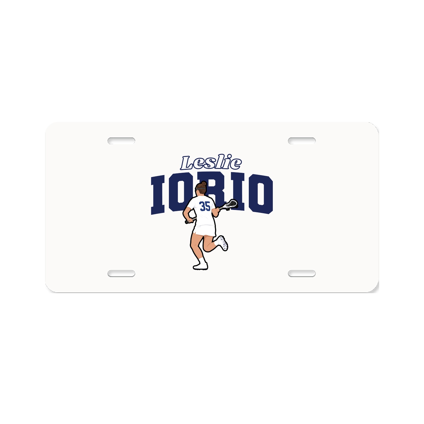 License Plate — Name Arch in Classic