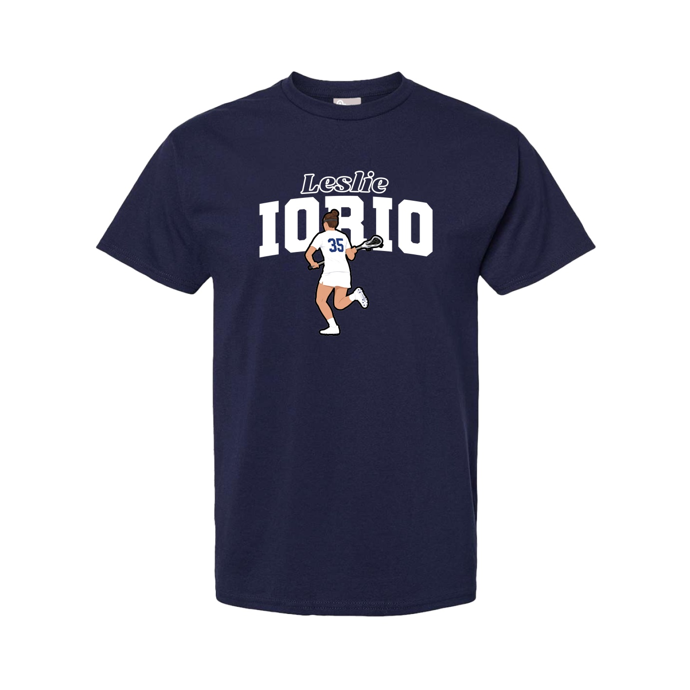 Tee — Name Arch in Navy