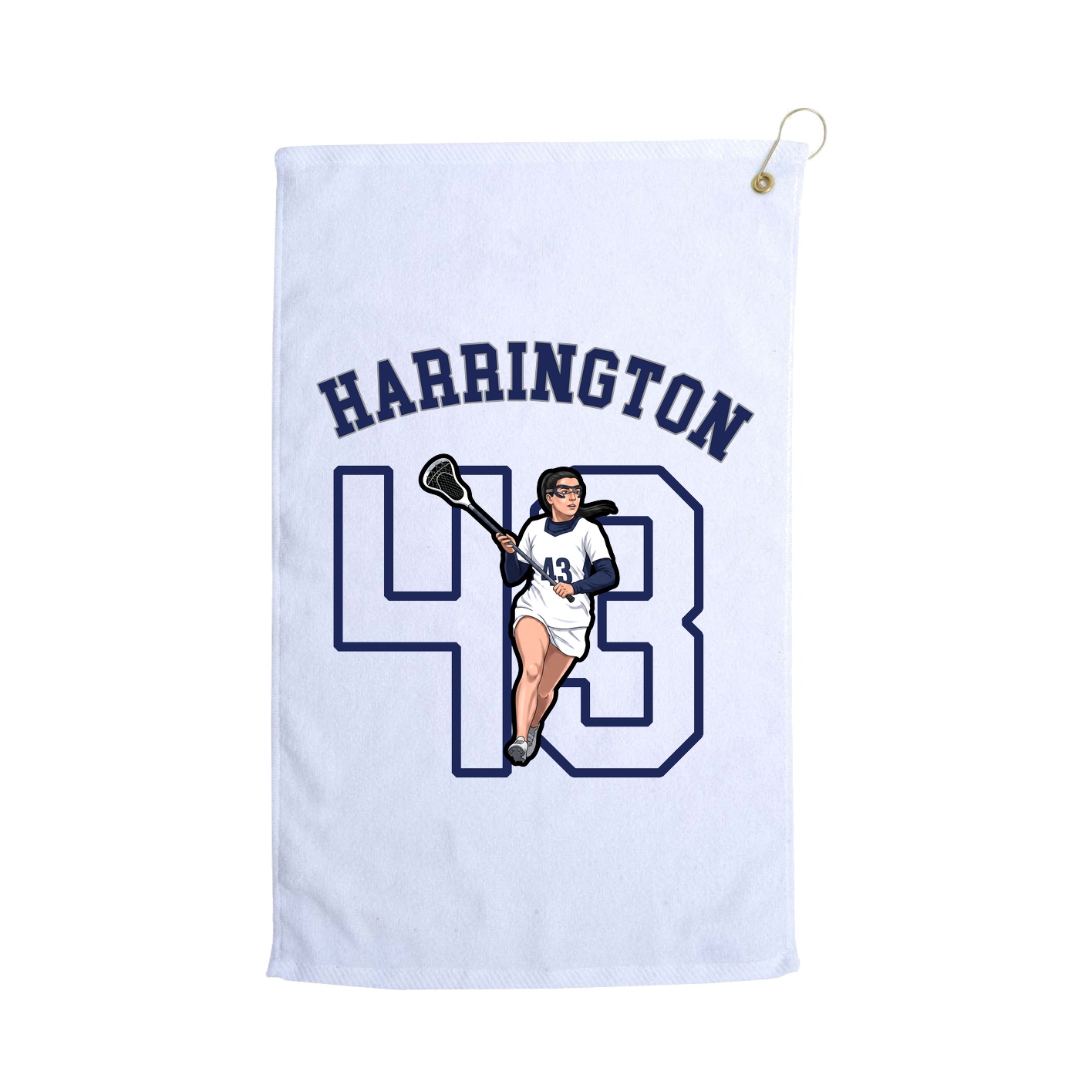 Golf Towel — Shirsey Arch in White
