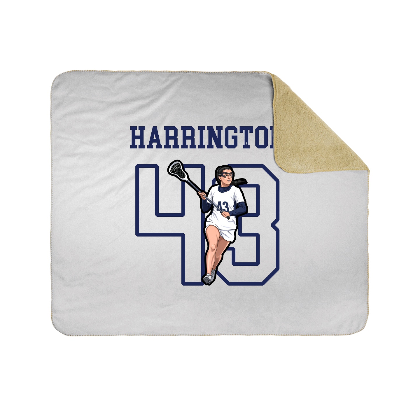 Throw Blanket — Shirsey in White