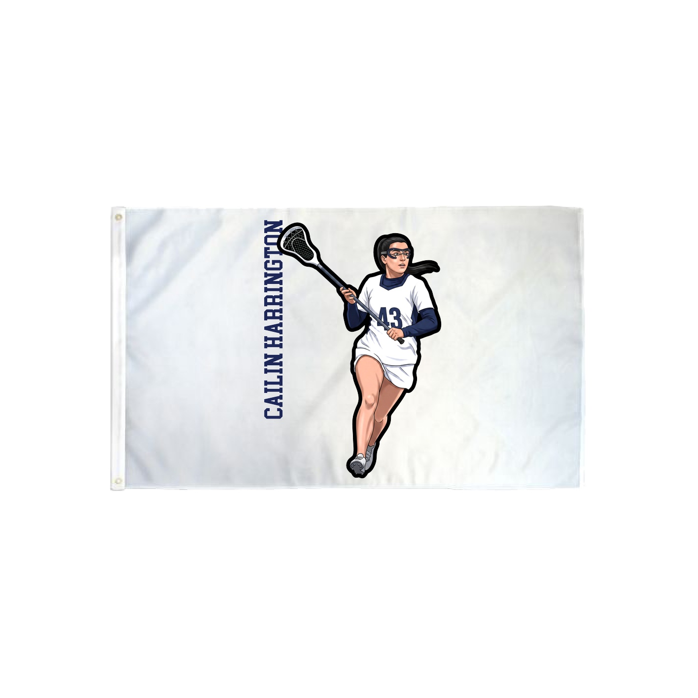3x5 Flag — Name Vertical in Classic