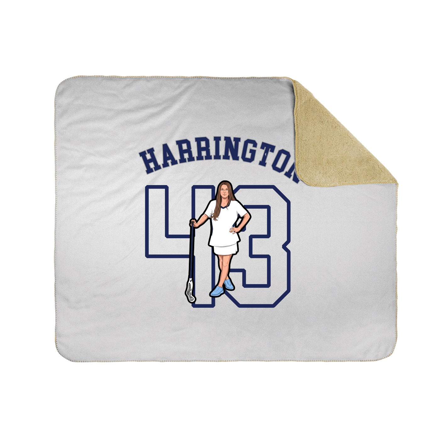 Throw Blanket — Shirsey Arch in White