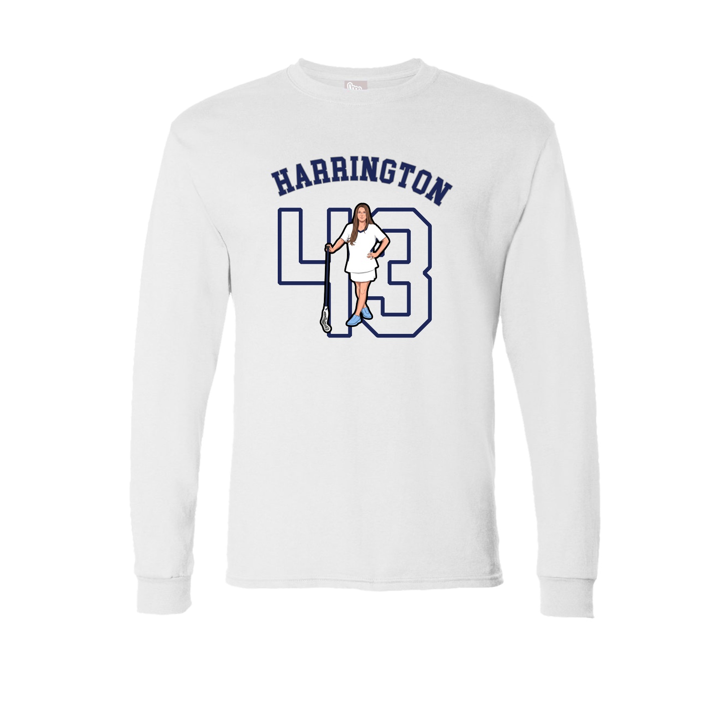 Long Sleeve Tee — Shirsey Arch in White