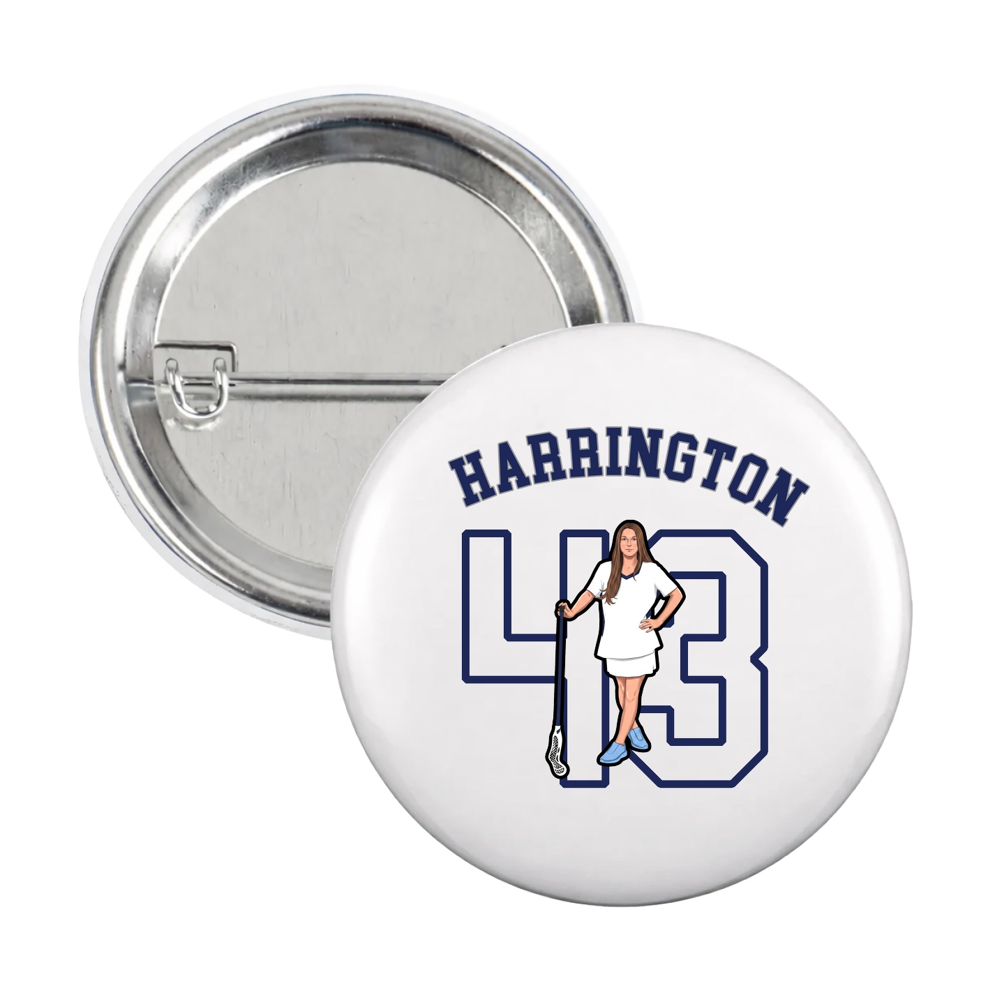 Game Day Button — Shirsey Arch in White