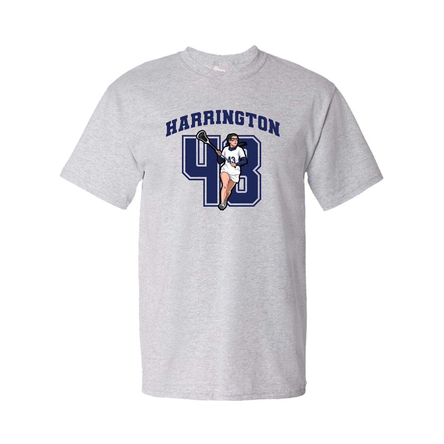 Youth Tee — Number in Grey