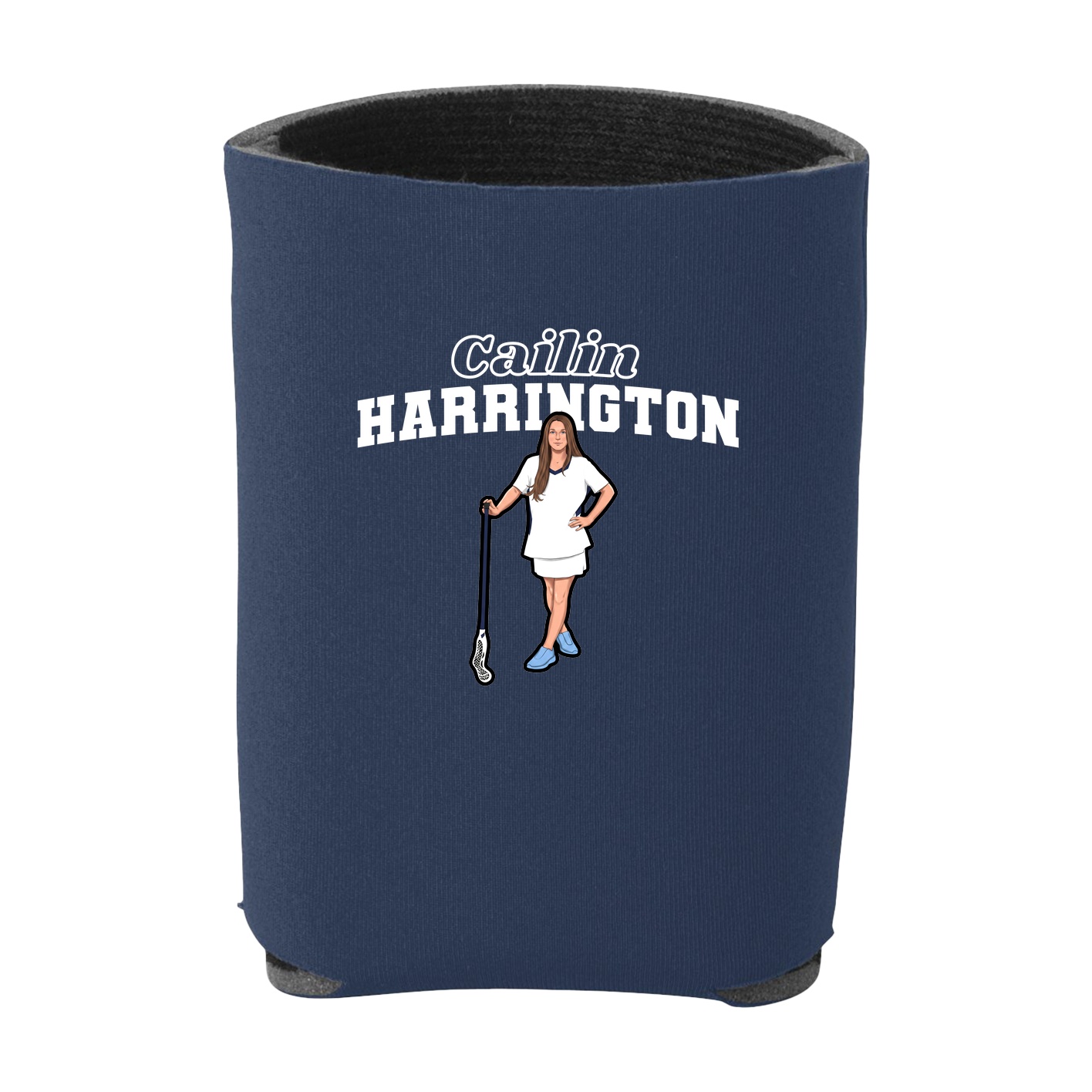 Can Holder — Name Arch in Navy