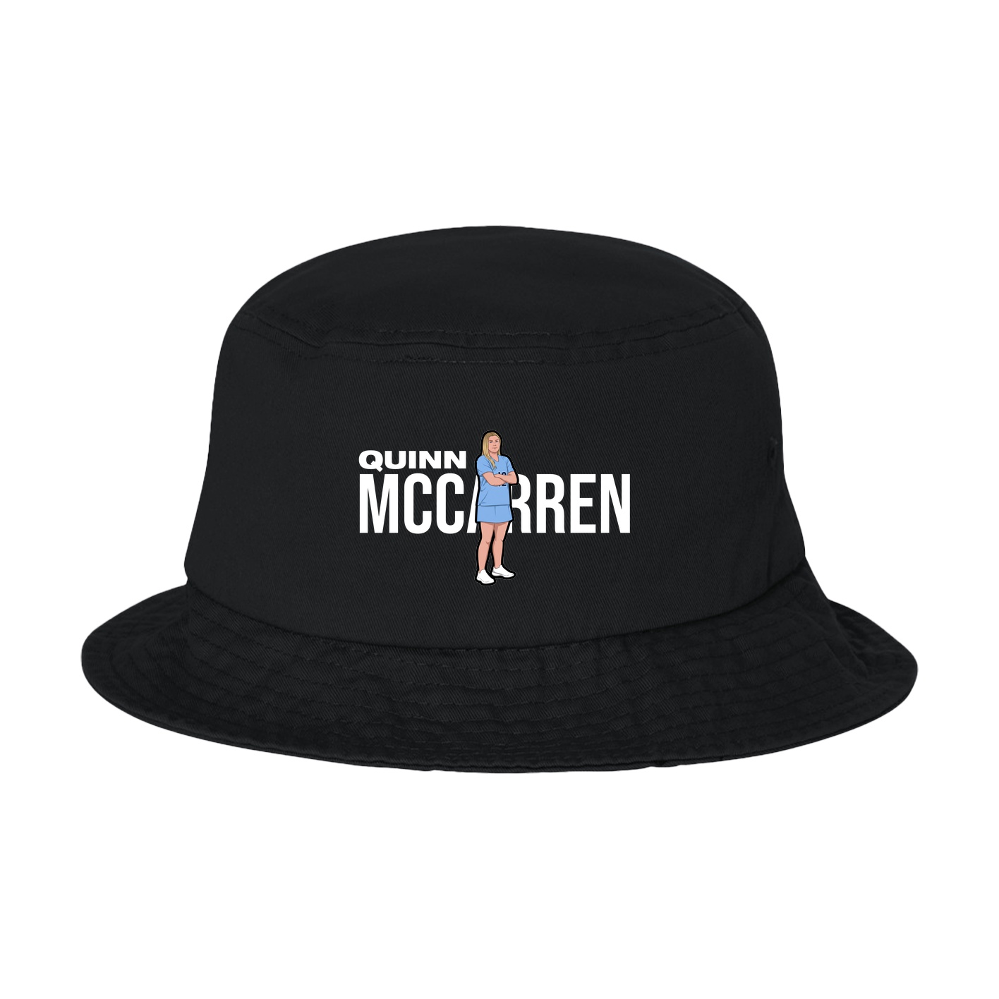 Bucket Cap — Player Name in Black