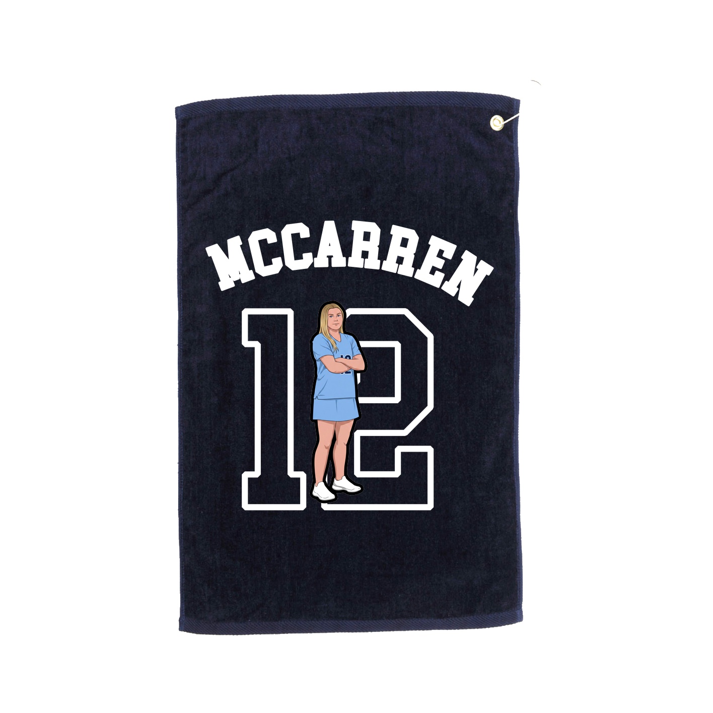Golf Towel — Shirsey Arch in Navy