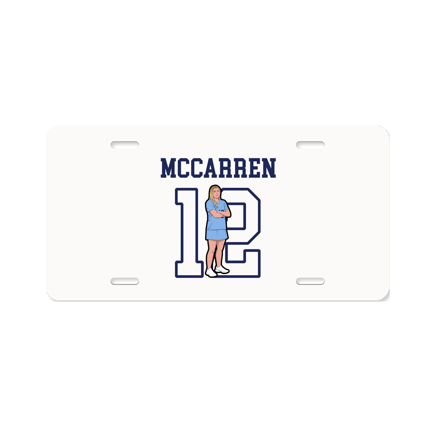 License Plate — Shirsey in Classic