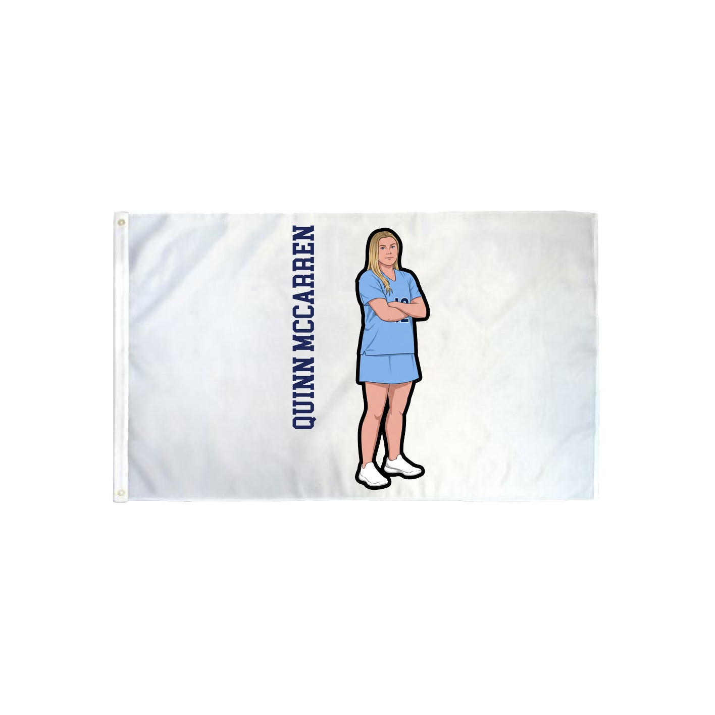 3x5 Flag — Name Vertical in Classic