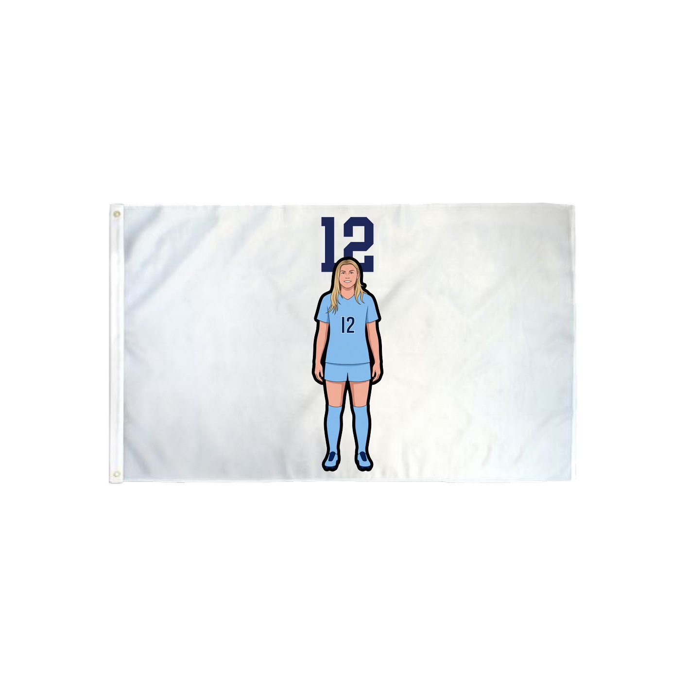 3x5 Flag — Number Top in Classic