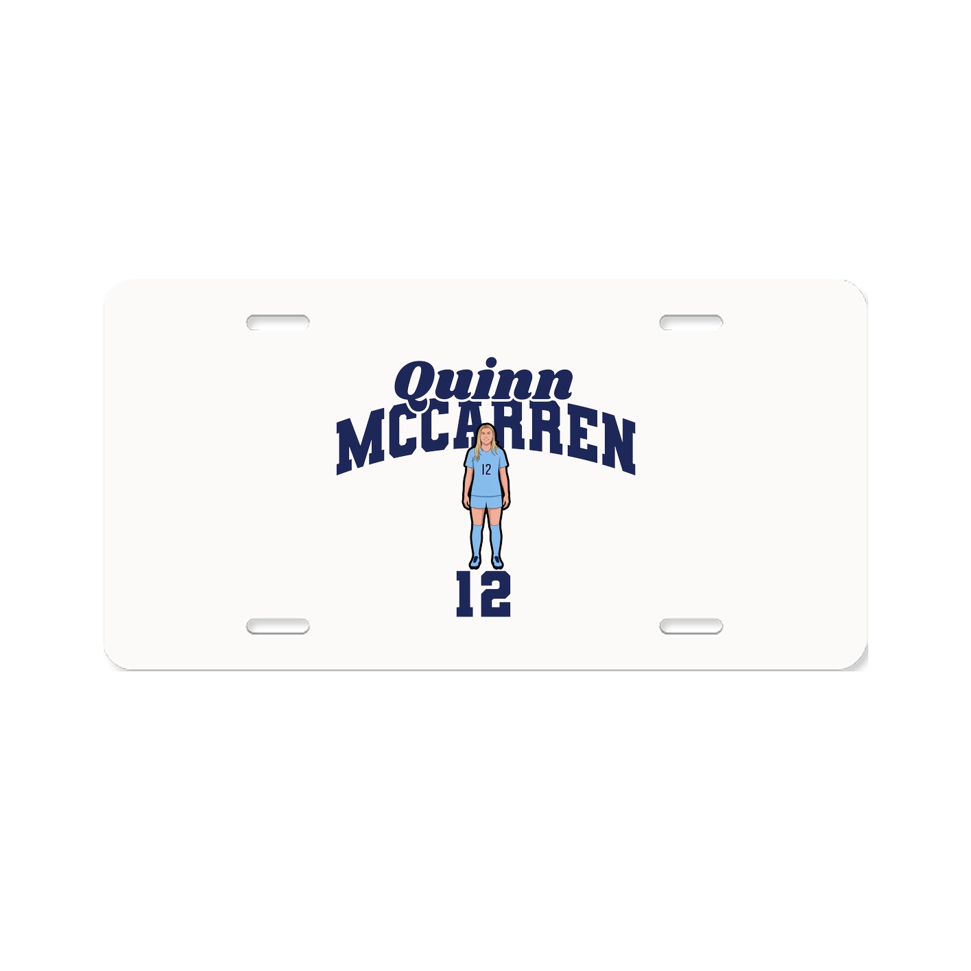 License Plate — Signature Arch in Classic