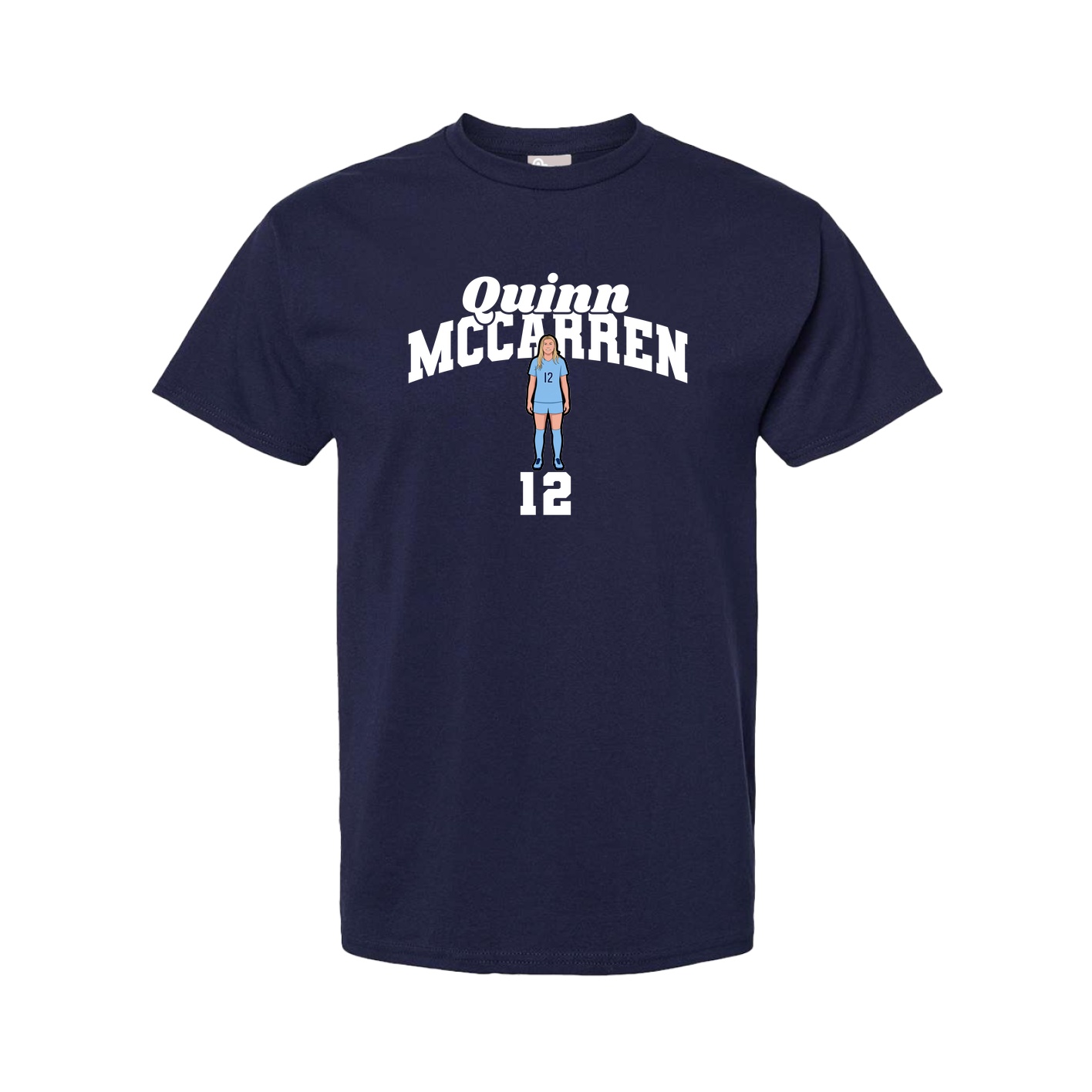 Tee — Signature Arch in Navy