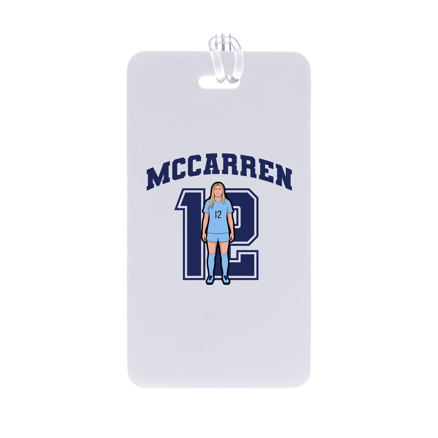 Bag Tag — Number in Classic