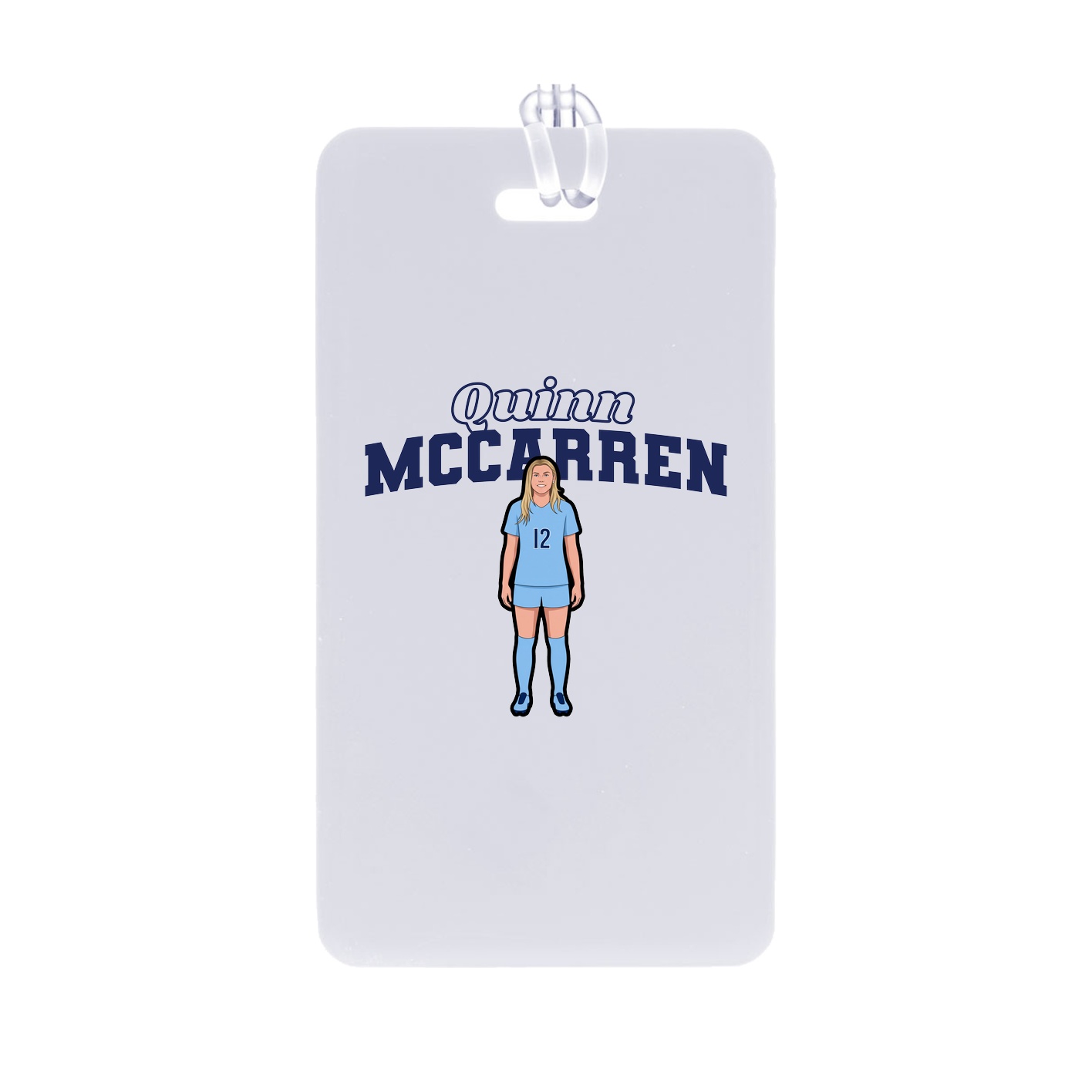 Bag Tag — Name Arch in Classic