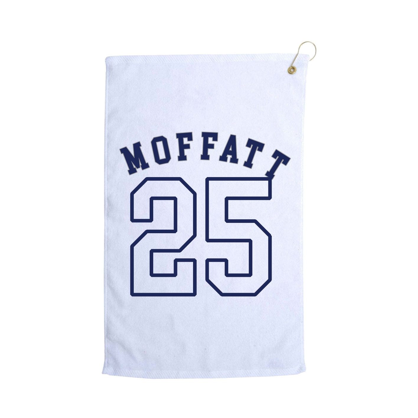 Golf Towel — Shirsey Arch in White