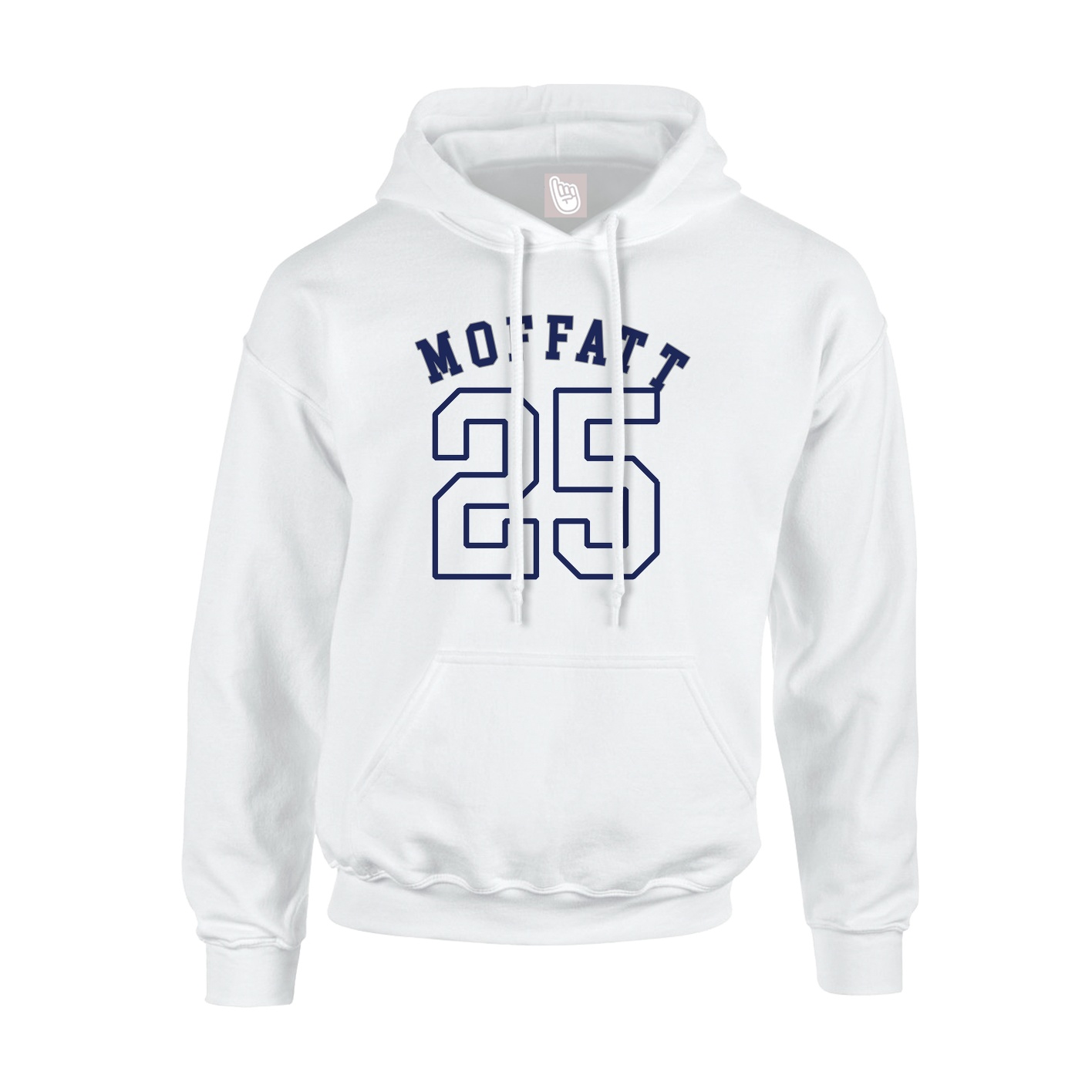 Hoodie — Shirsey Arch in White