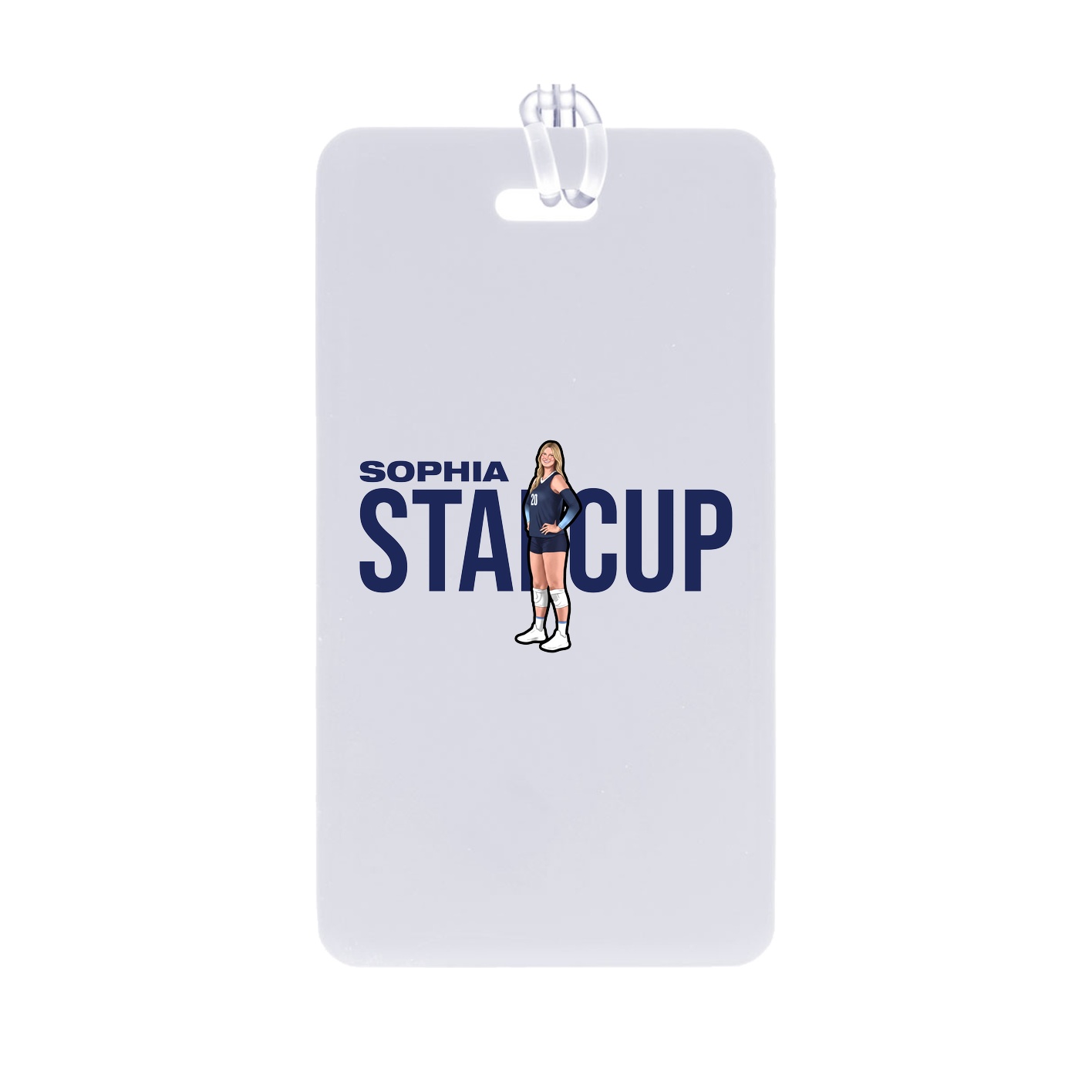 Bag Tag — Player Name in Classic