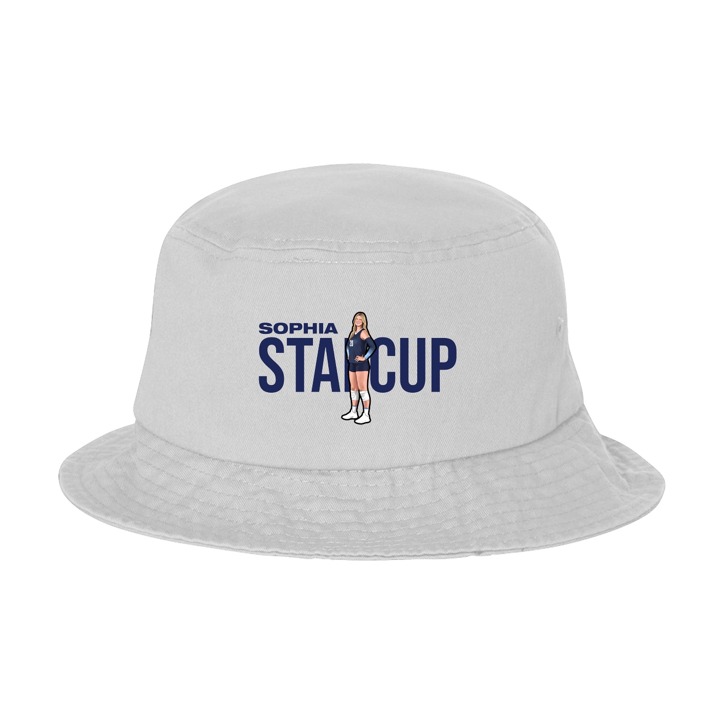Bucket Cap — Player Name in White