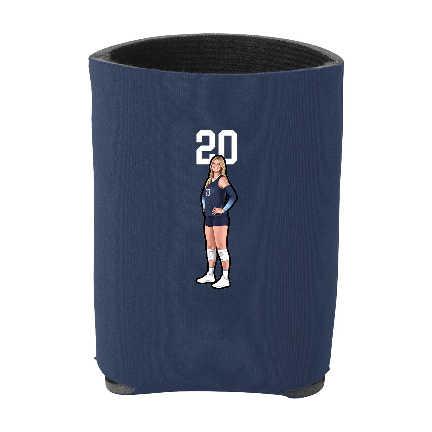 Can Holder — Number Top in Navy
