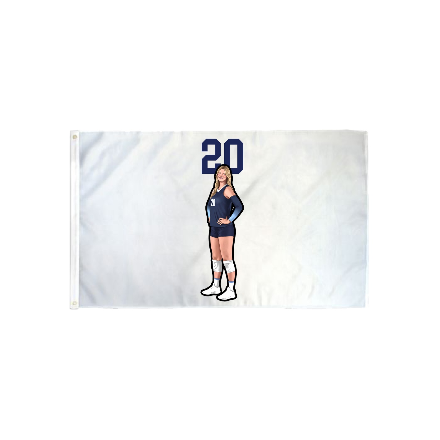 3x5 Flag — Number Top in Classic