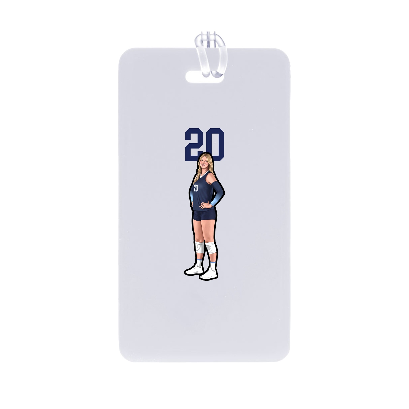 Bag Tag — Number Top in Classic