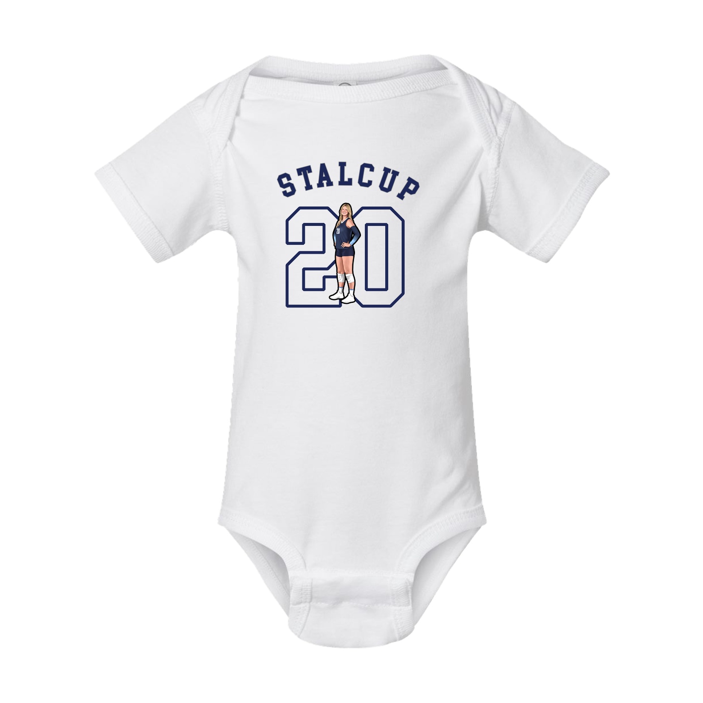 Baby Onesie — Shirsey Arch in White