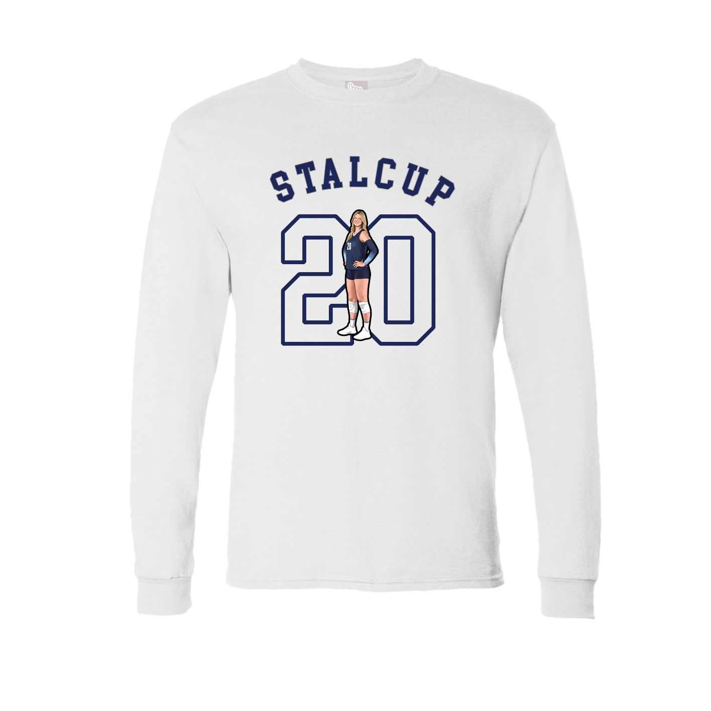 Long Sleeve Tee — Shirsey Arch in White
