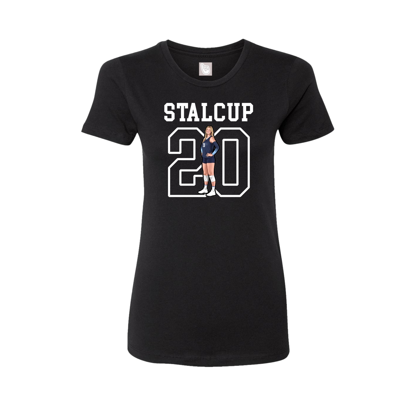 Fitted Women's Tee — Shirsey in Black