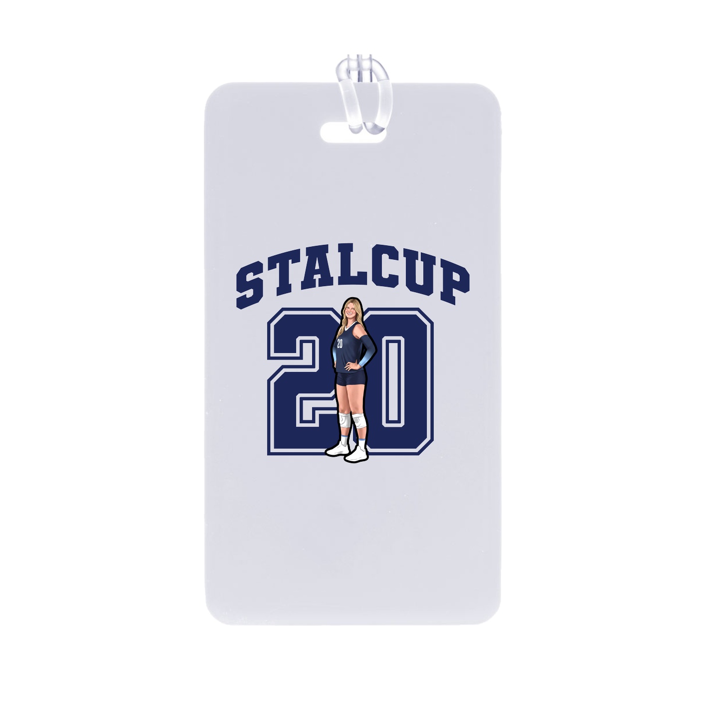 Bag Tag — Number in Classic