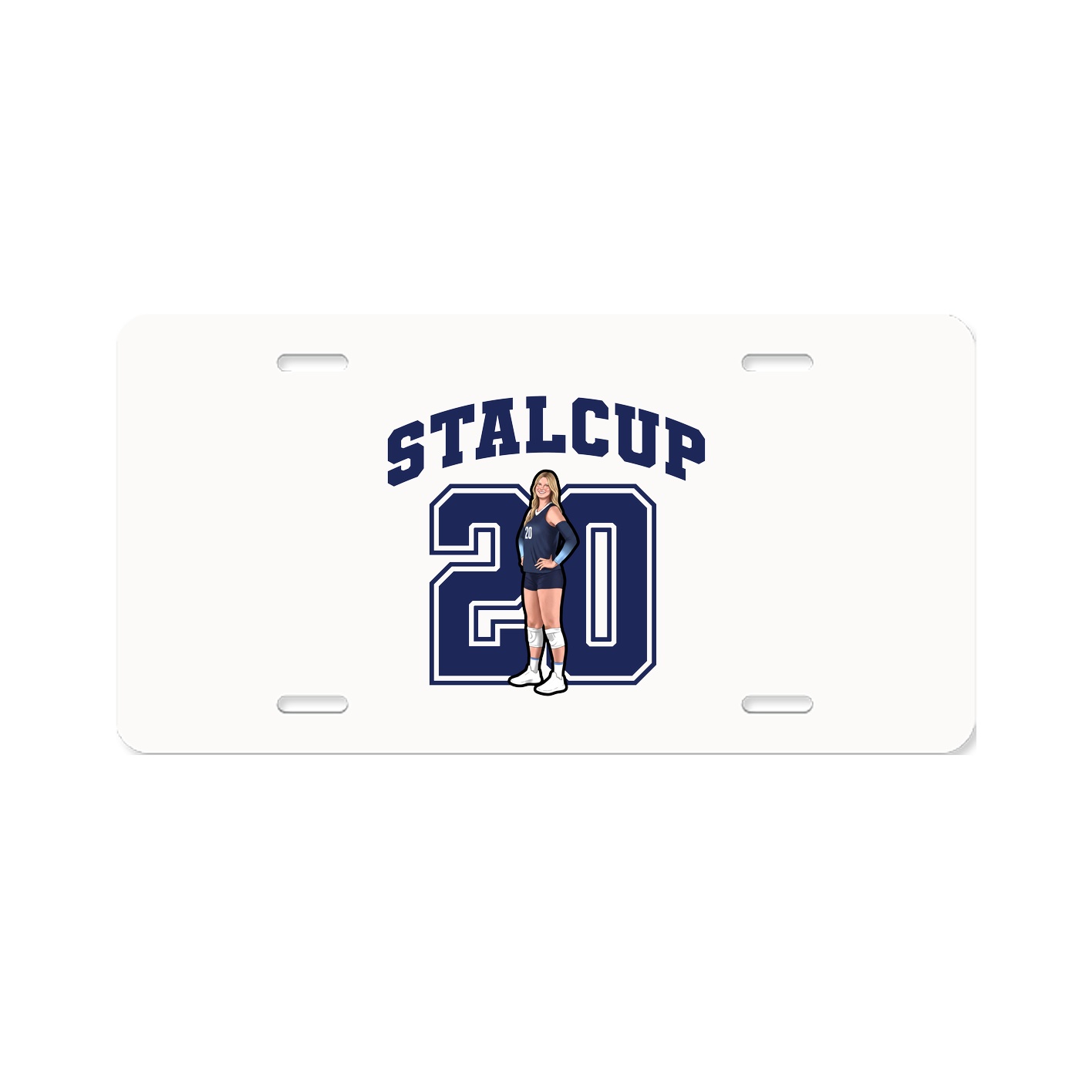 License Plate — Number in Classic