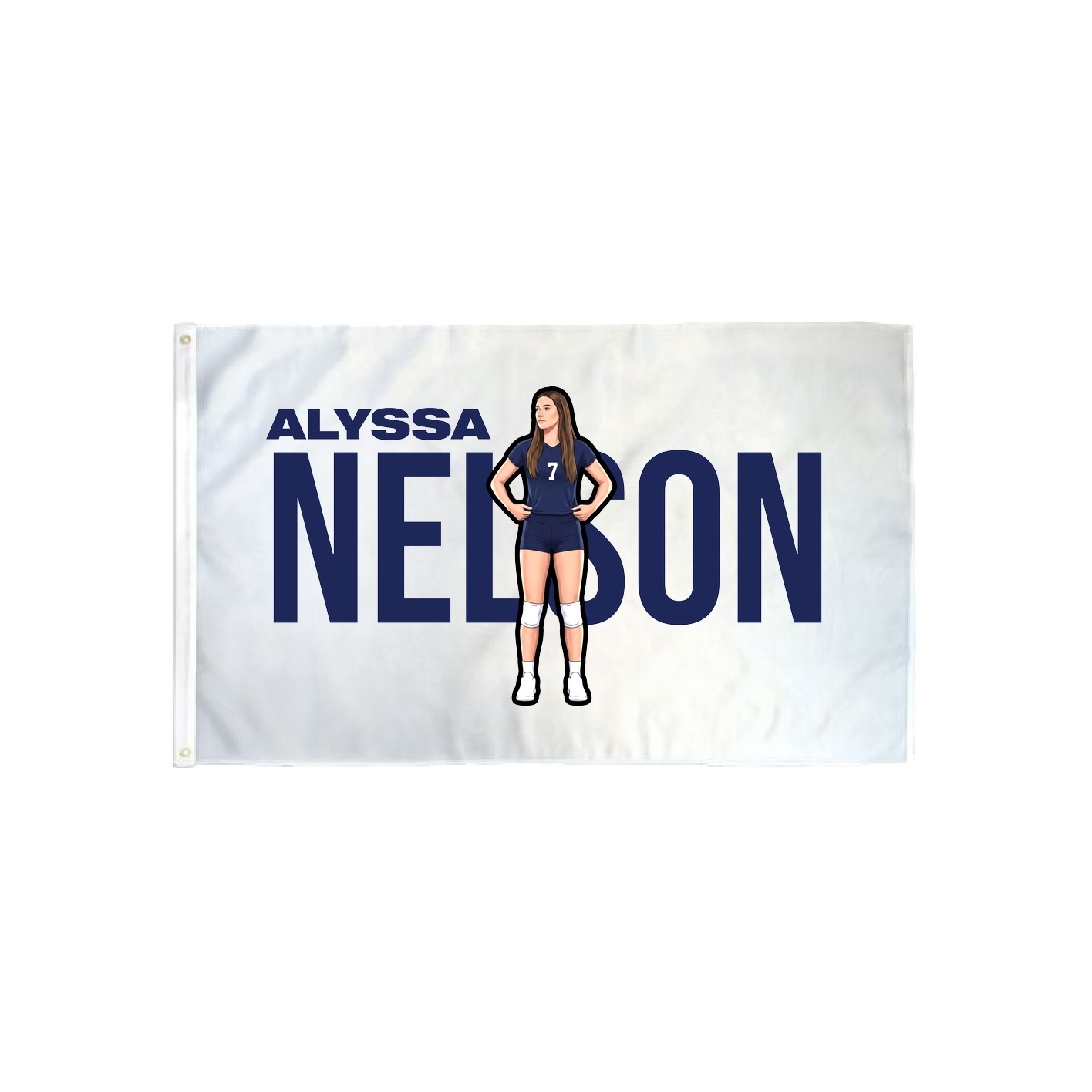 3x5 Flag — Player Name in Classic