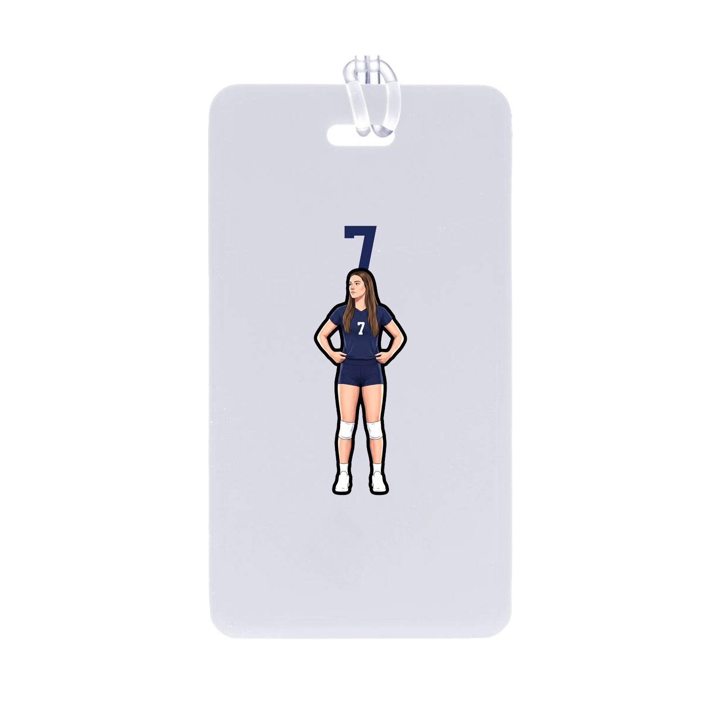 Bag Tag — Number Top in Classic