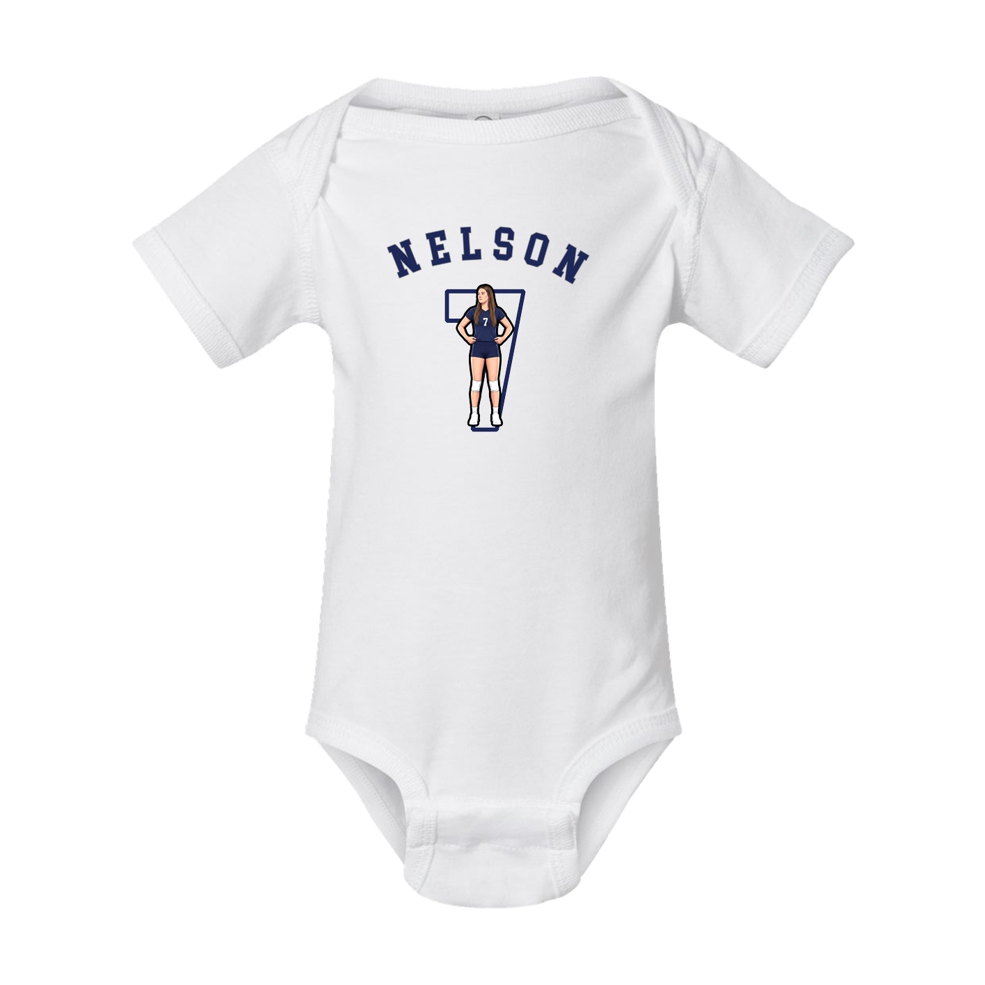 Baby Onesie — Shirsey Arch in White