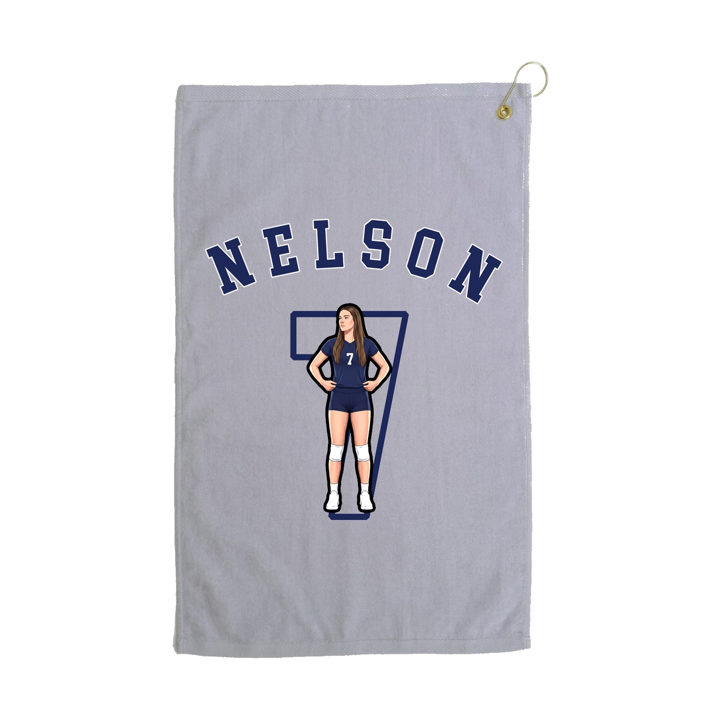 Golf Towel — Shirsey Arch in Grey