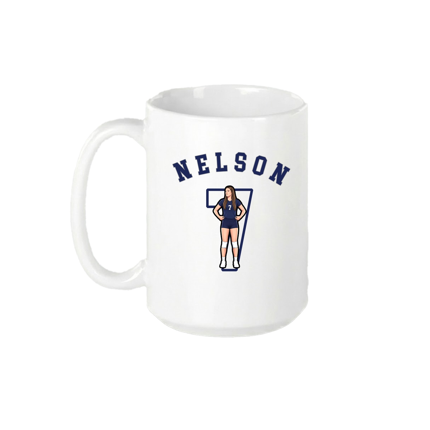 15oz Coffee Mug — Shirsey Arch in White
