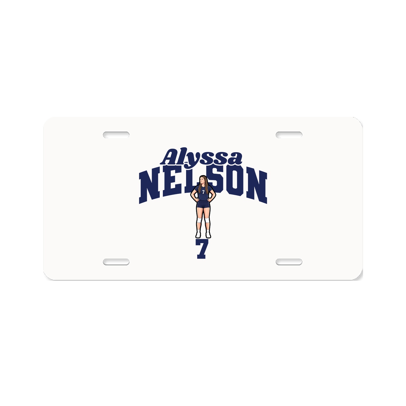 License Plate — Signature Arch in Classic