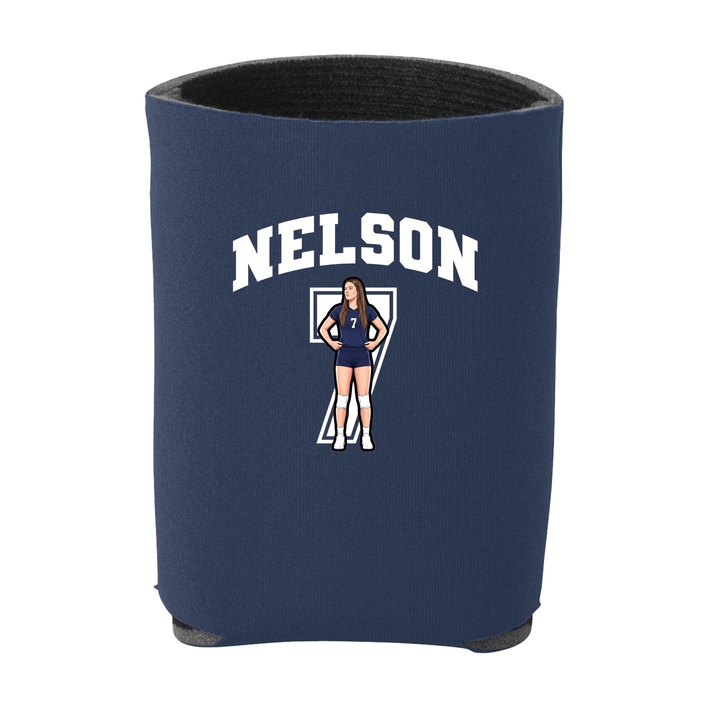 Can Holder — Number in Navy