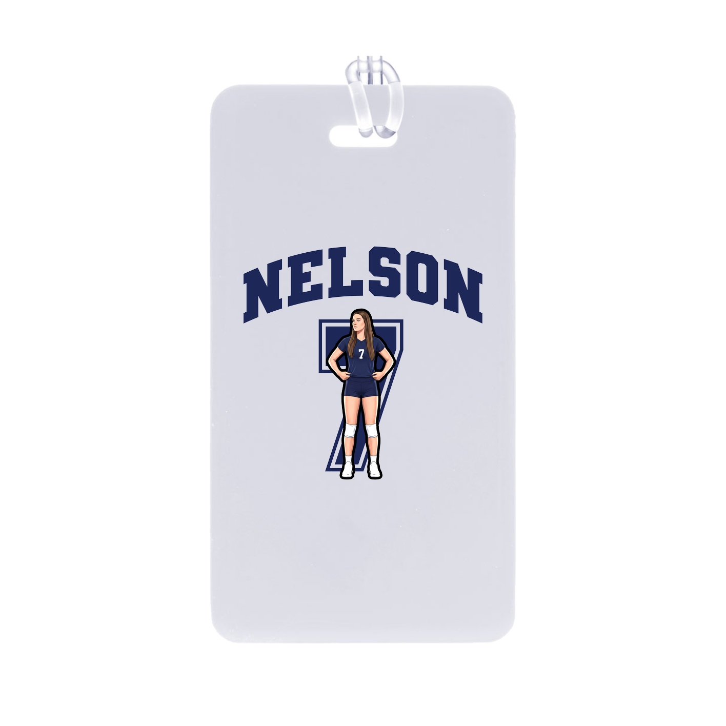 Bag Tag — Number in Classic