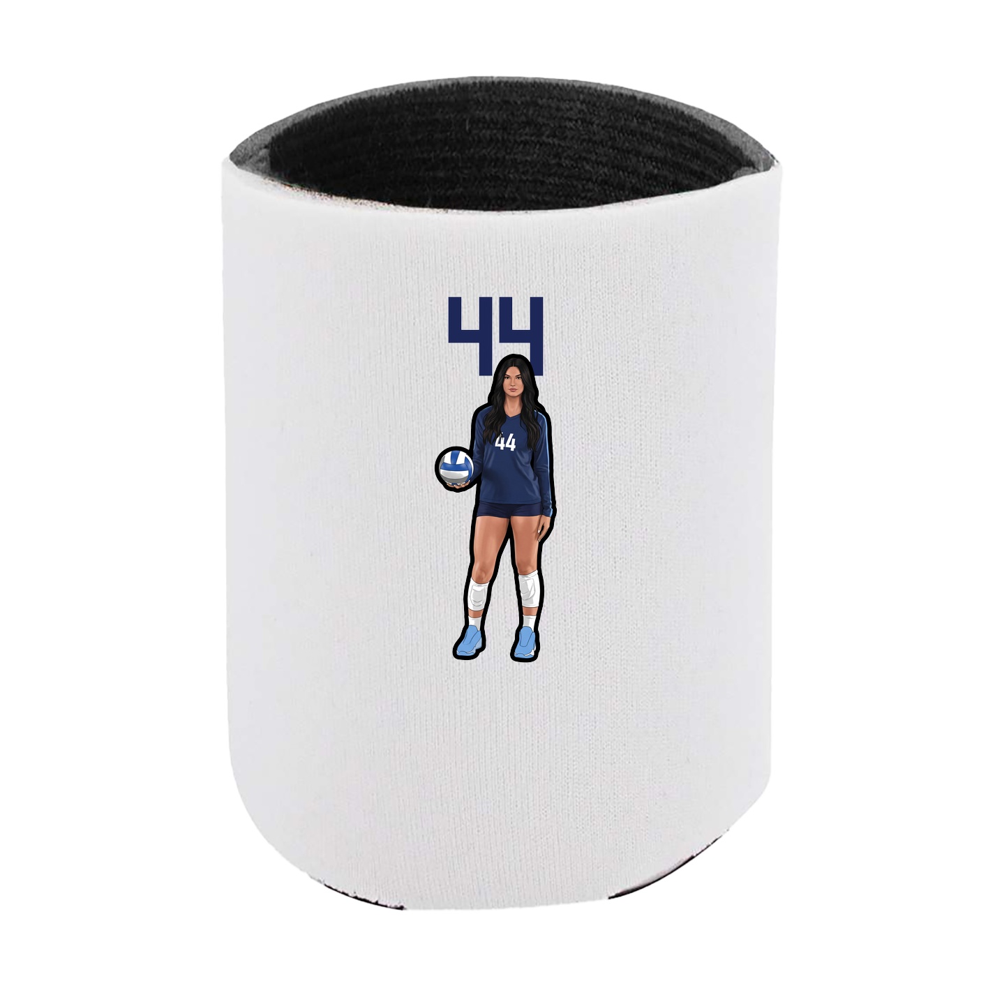 Can Holder — Number Top in White