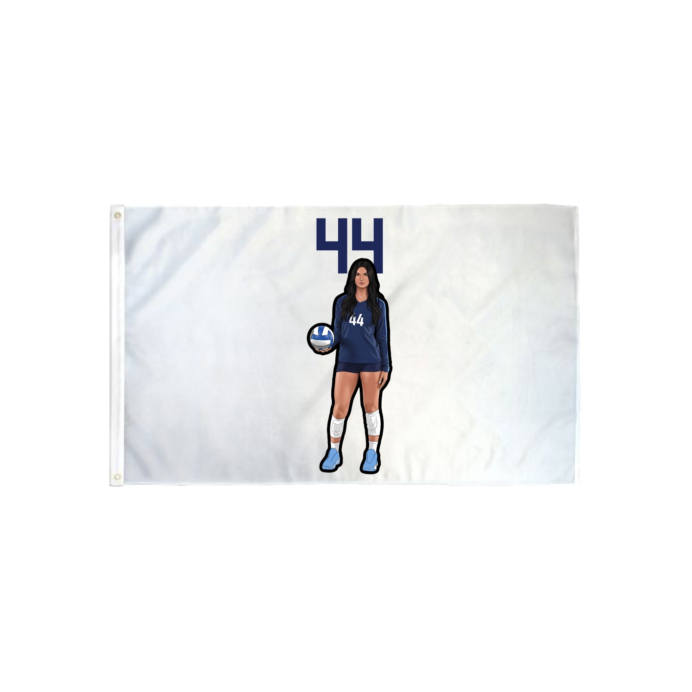 3x5 Flag — Number Top in Classic