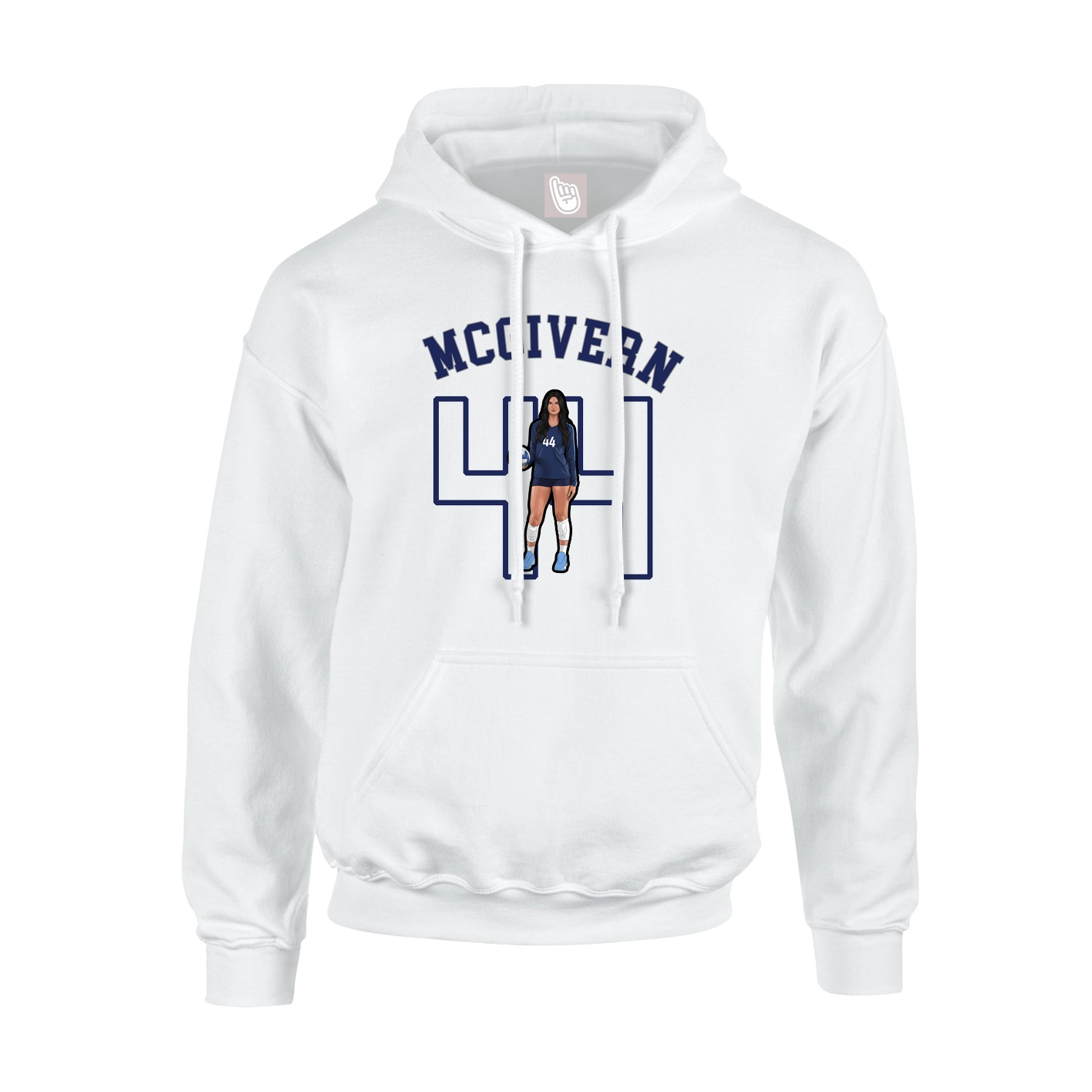 Youth Hoodie — Shirsey Arch in White