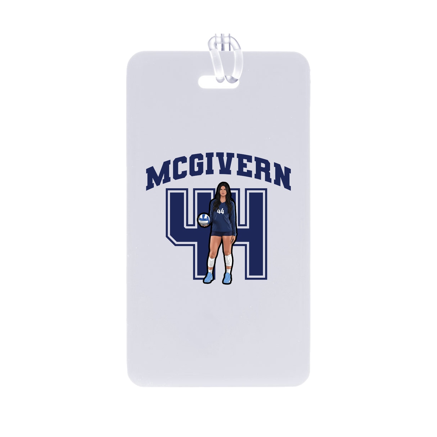 Bag Tag — Number in Classic