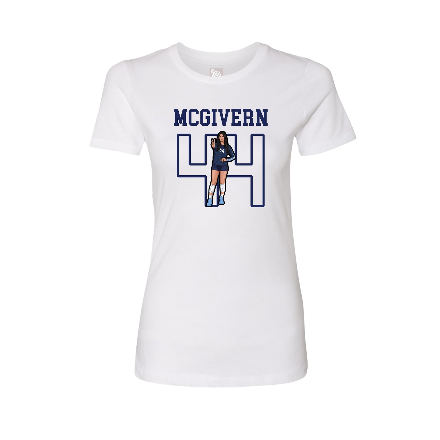 Fitted Women's Tee — Shirsey in White