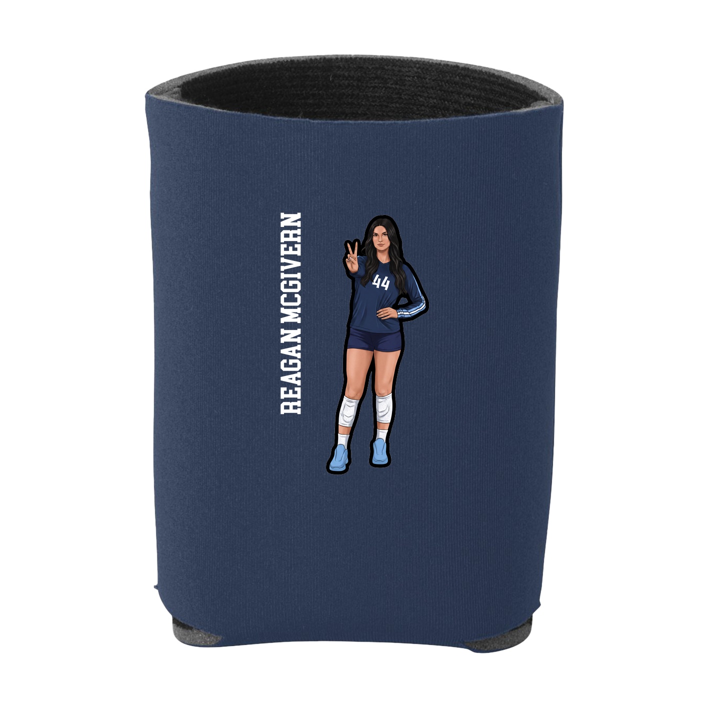 Can Holder — Name Vertical in Navy