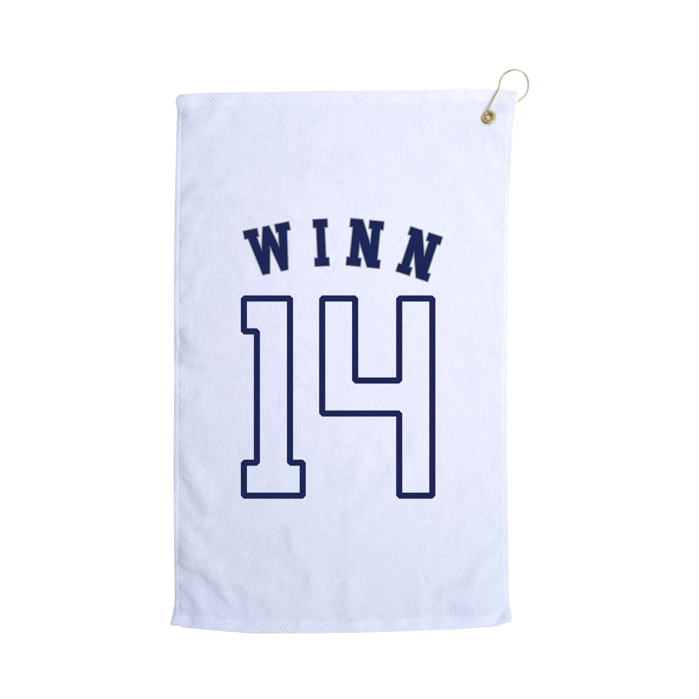 Golf Towel — Shirsey Arch in White