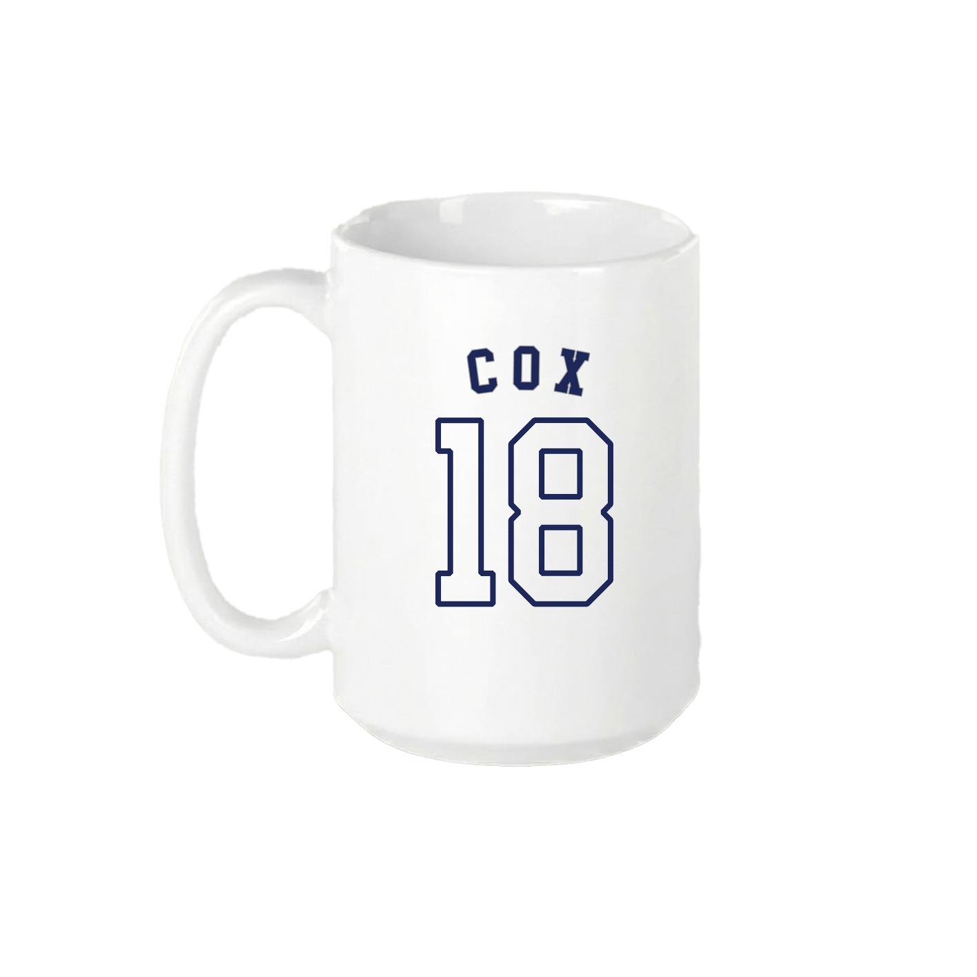 15oz Coffee Mug — Shirsey Arch in White