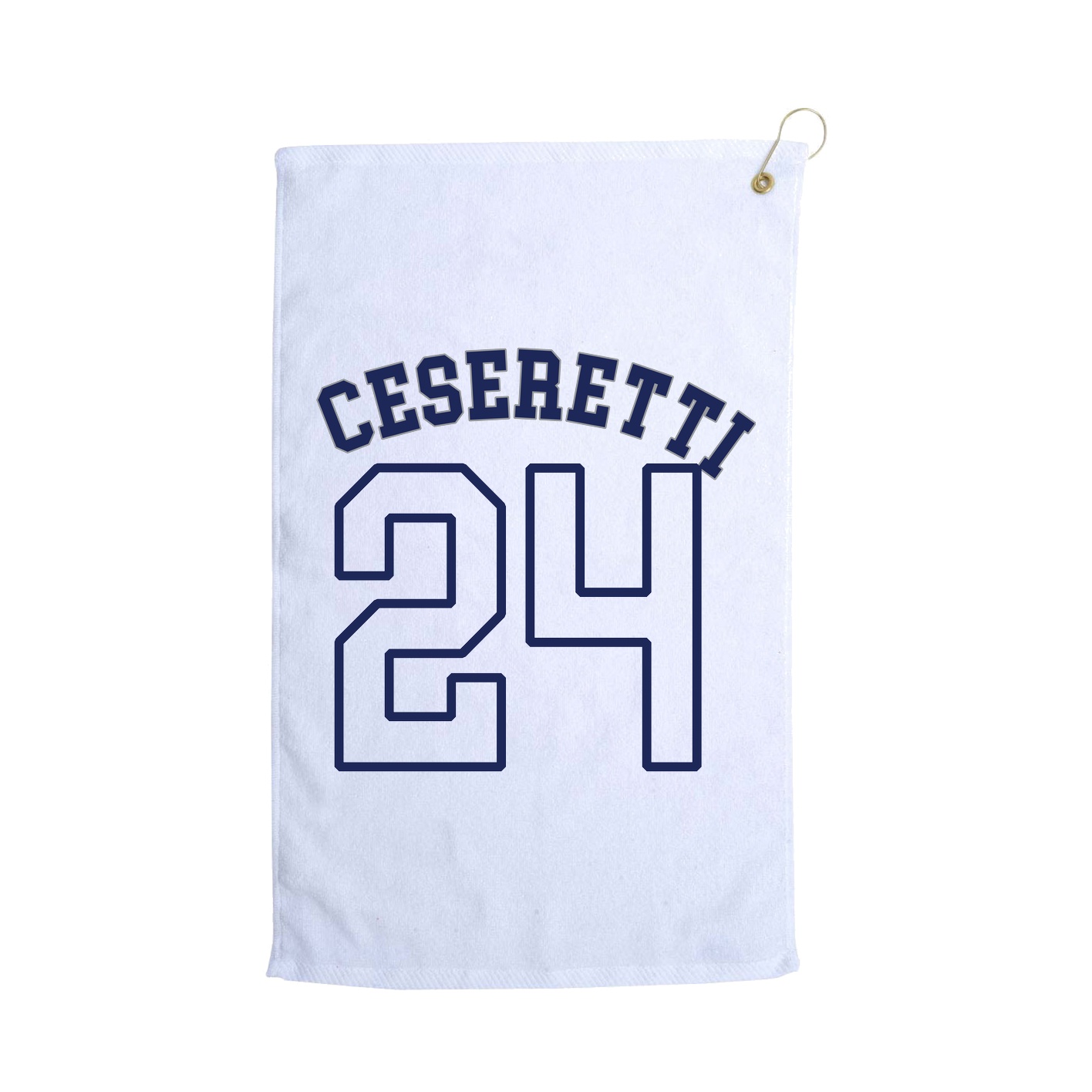 Golf Towel — Shirsey Arch in White